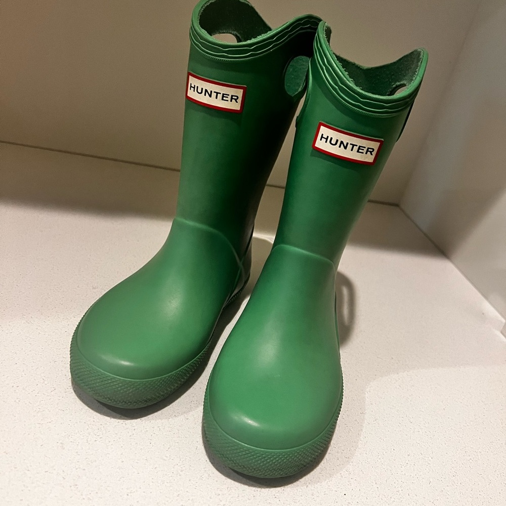 Little girl Hunter boots size 9👢 ✨ 👧 💕
